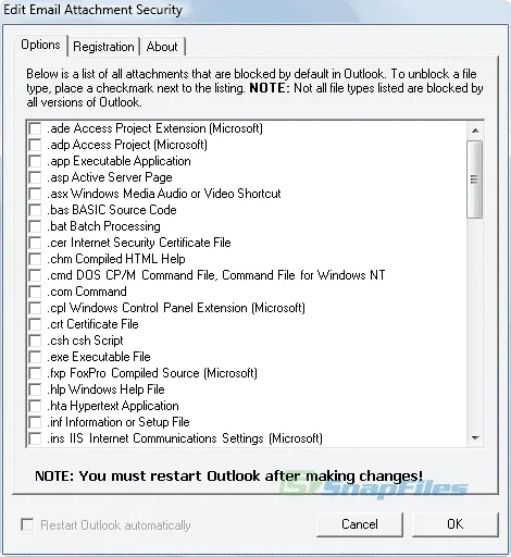 Attachment Security for Outlook स्क्रीनशॉट 1