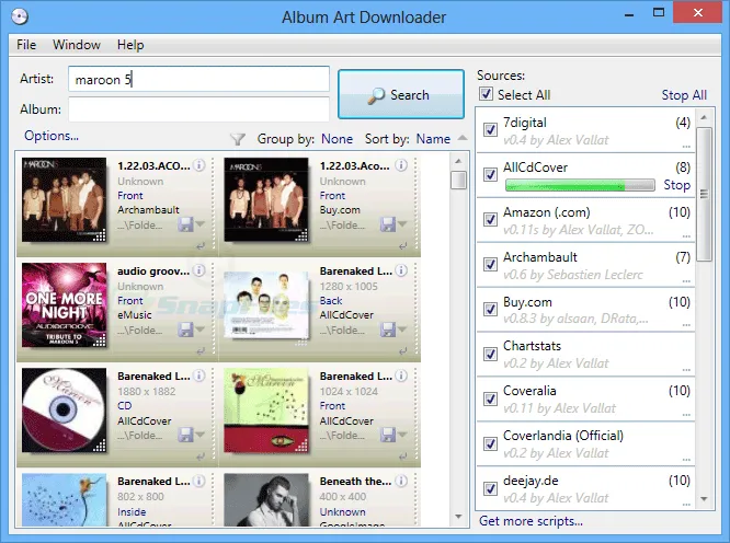 Album Art Downloader XUI स्क्रीनशॉट 1