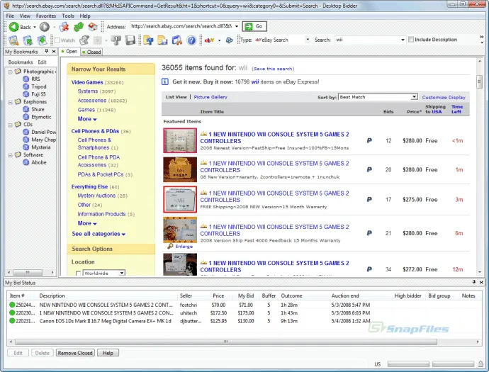 Desktop Bidder Lite स्क्रीनशॉट 1