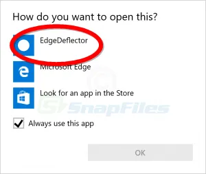 EdgeDeflector स्क्रीनशॉट 1