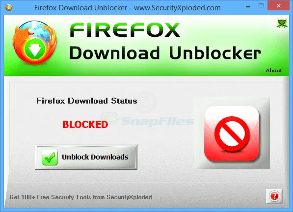 Firefox Download Unblocker स्क्रीनशॉट 1