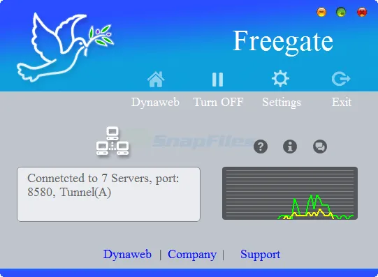 Freegate स्क्रीनशॉट 1