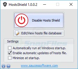 HostsShield स्क्रीनशॉट 2