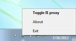 IE Proxy Toggle स्क्रीनशॉट 1