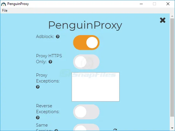 PenguinProxy स्क्रीनशॉट 2