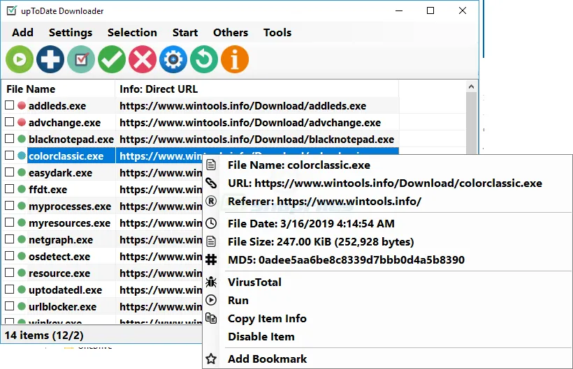 upToDate Downloader स्क्रीनशॉट 2