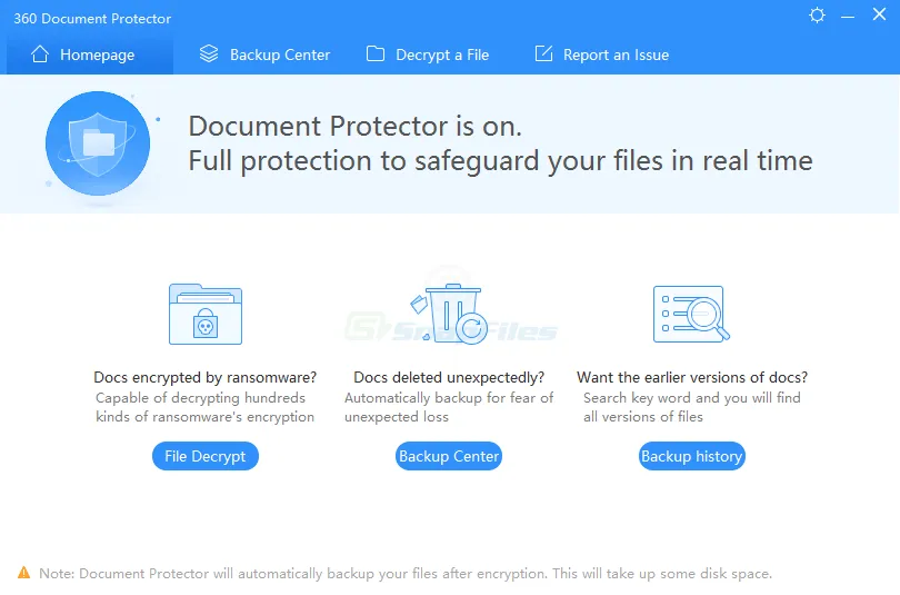 360 Document Protector स्क्रीनशॉट 1