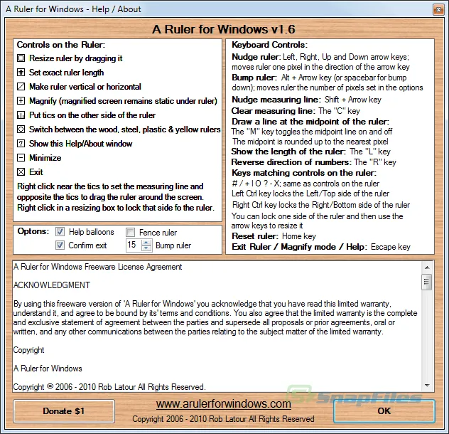 A Ruler for Windows स्क्रीनशॉट 2