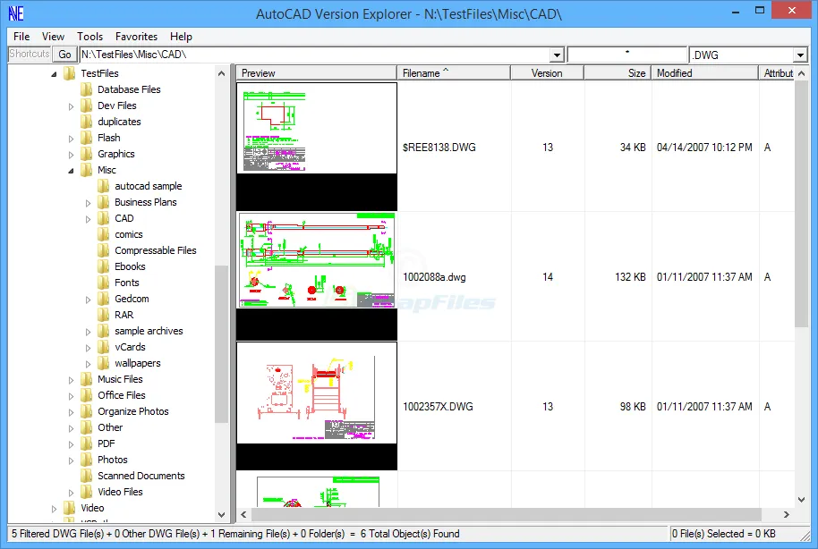 AutoCAD Version Explorer स्क्रीनशॉट 1