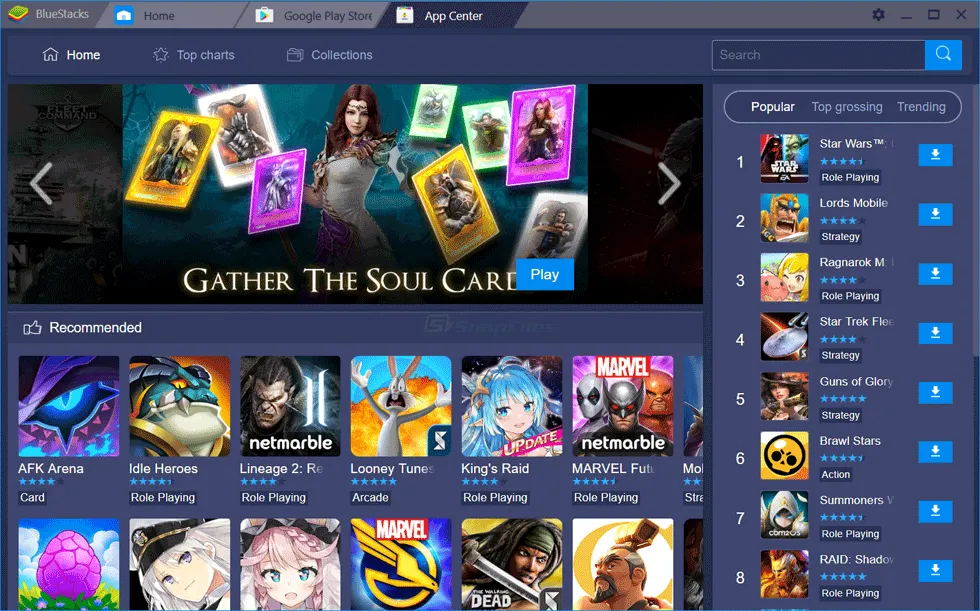 BlueStacks स्क्रीनशॉट 1