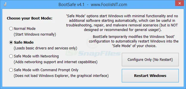 BootSafe स्क्रीनशॉट 1