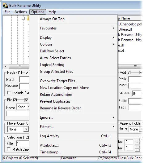 Bulk Rename Utility स्क्रीनशॉट 2