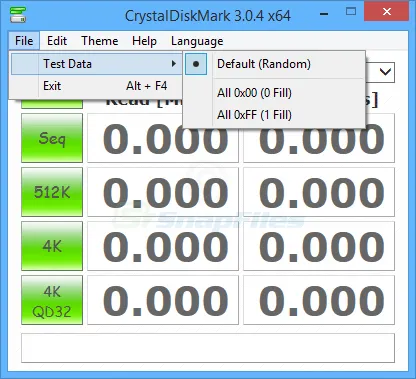 Crystal DiskMark स्क्रीनशॉट 2