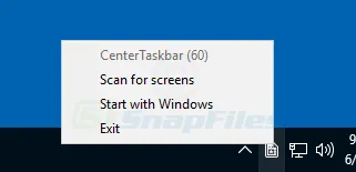 CenterTaskbar स्क्रीनशॉट 2