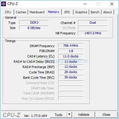 CPU-Z स्क्रीनशॉट 2