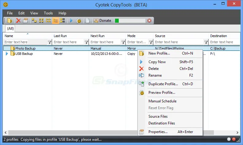 Cyotec CopyTools स्क्रीनशॉट 1