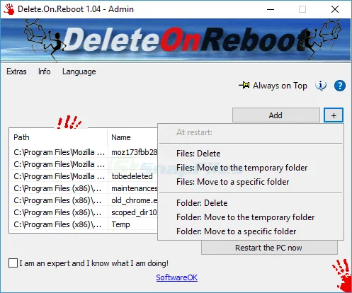 Delete.On.Reboot स्क्रीनशॉट 2