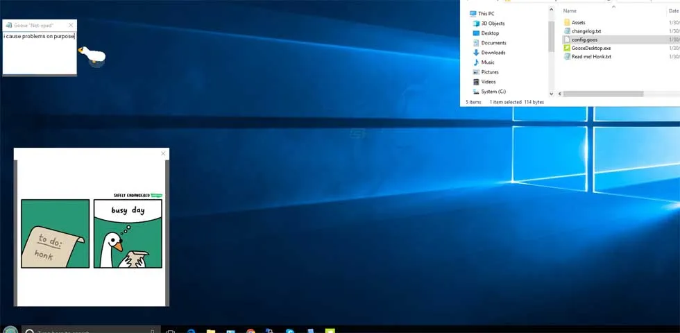 Desktop Goose स्क्रीनशॉट 1