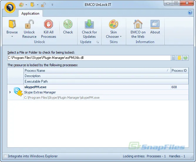 EMCO UnLock IT स्क्रीनशॉट 1