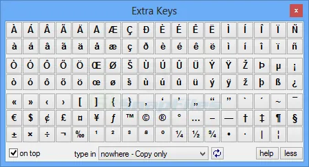 Extra Keys स्क्रीनशॉट 2