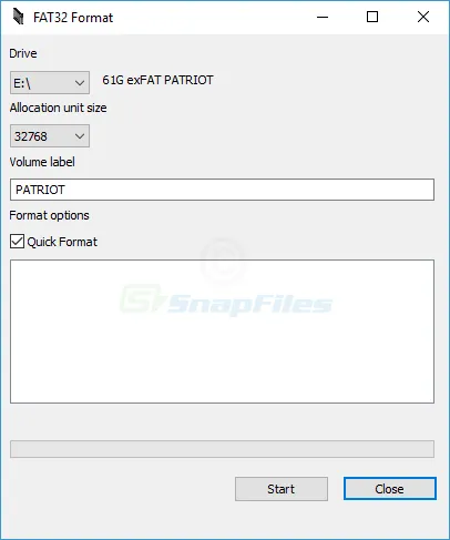 Fat32 Format स्क्रीनशॉट 1