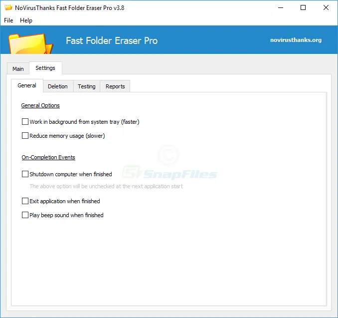 Fast Folder Eraser Pro स्क्रीनशॉट 2