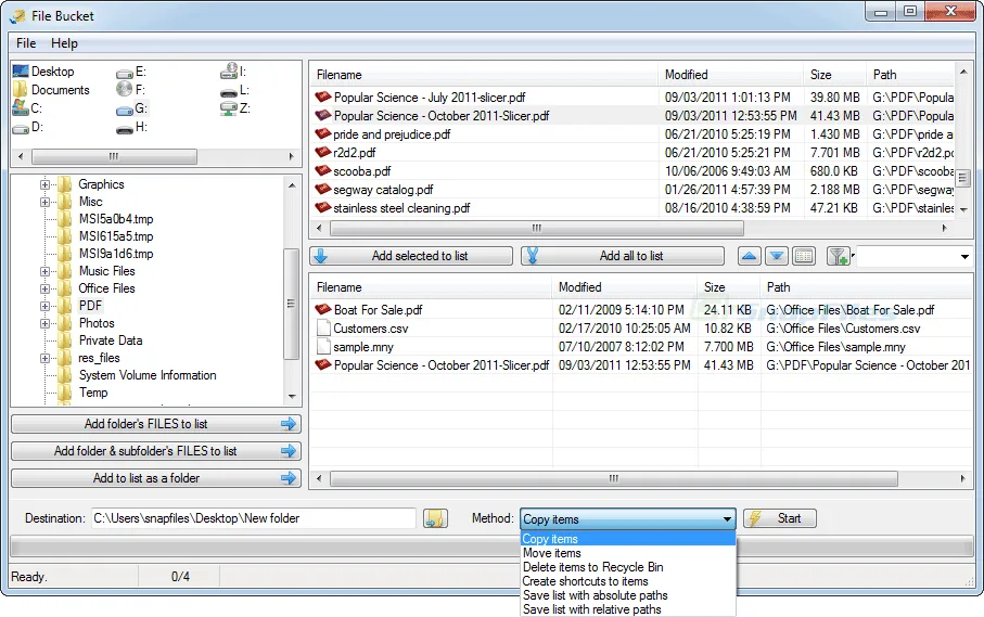 File Bucket स्क्रीनशॉट 1