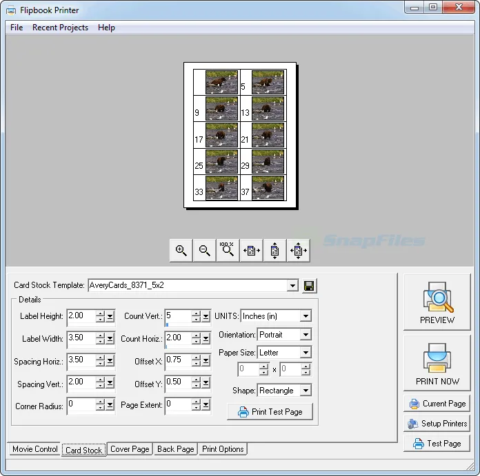 Flipbook Printer स्क्रीनशॉट 2