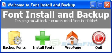 Font Install & Backup स्क्रीनशॉट 1