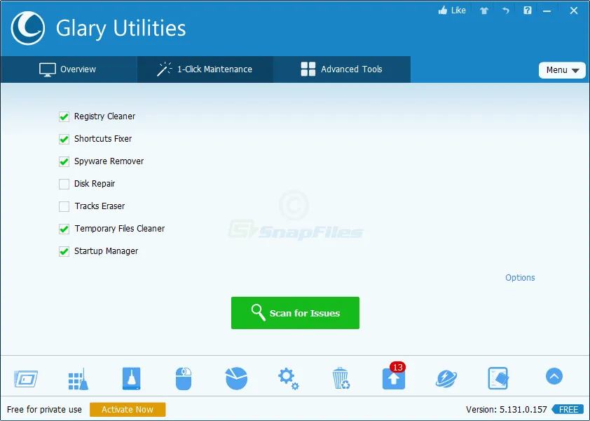 Glary Utilities Free स्क्रीनशॉट 2