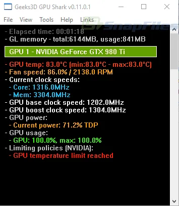GPU Shark स्क्रीनशॉट 1
