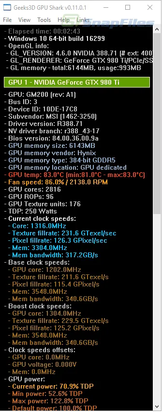 GPU Shark स्क्रीनशॉट 2