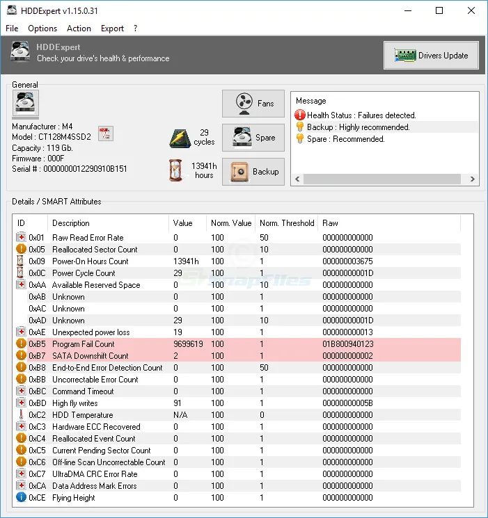 HDDExpert स्क्रीनशॉट 1