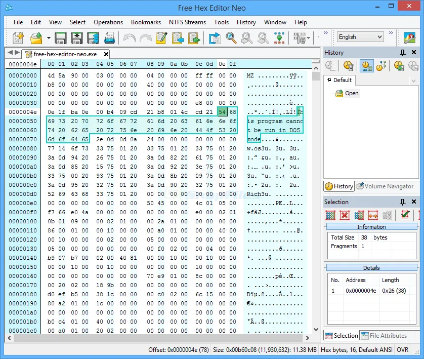 Free Hex Editor Neo स्क्रीनशॉट 1