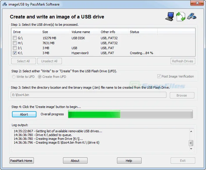 ImageUSB स्क्रीनशॉट 2