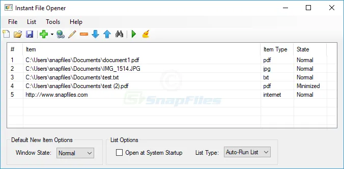 Instant File Opener स्क्रीनशॉट 1