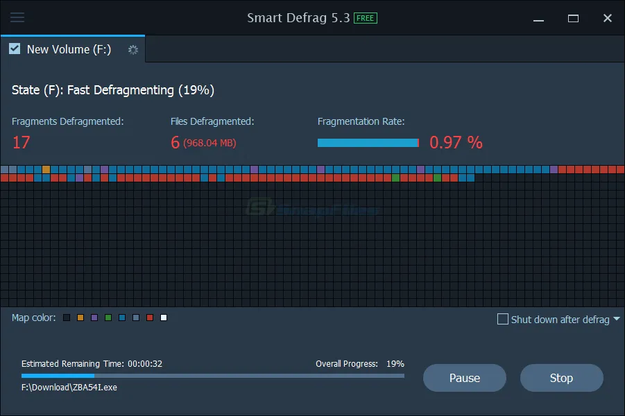 IObit Smart Defrag स्क्रीनशॉट 2