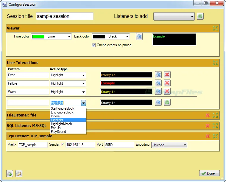 logview4net स्क्रीनशॉट 1