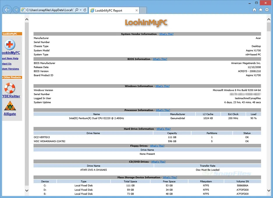 LookInMyPC स्क्रीनशॉट 2