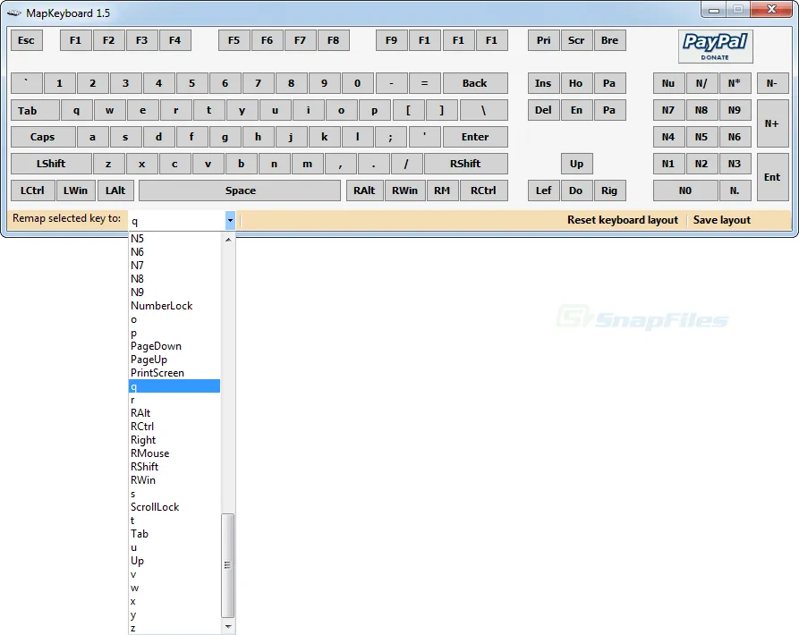 MapKeyboard स्क्रीनशॉट 1