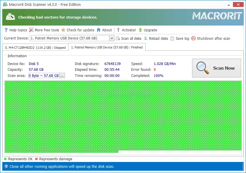 Macrorit Disk Scanner Free स्क्रीनशॉट 1