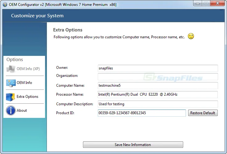 OEM Configurator स्क्रीनशॉट 2