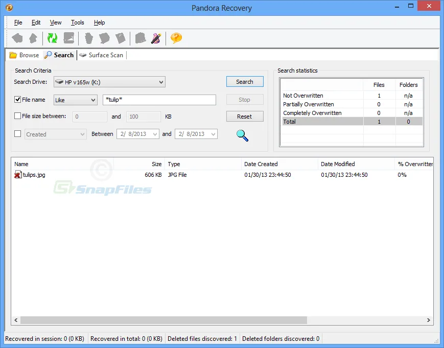 Pandora Recovery स्क्रीनशॉट 2