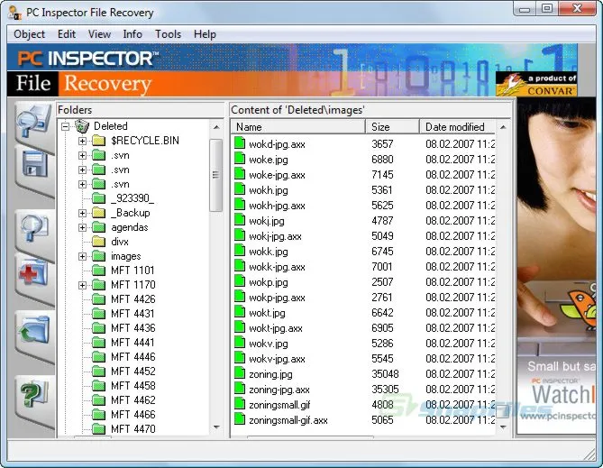 PC Inspector File Recovery स्क्रीनशॉट 1