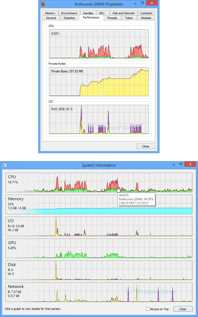 Process Hacker स्क्रीनशॉट 2