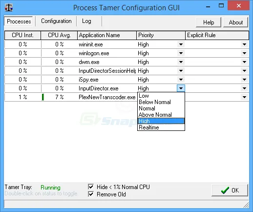 Process Tamer स्क्रीनशॉट 2