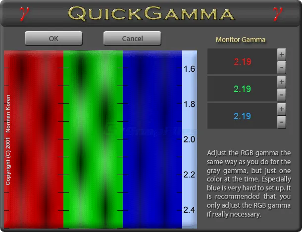 QuickGamma स्क्रीनशॉट 2