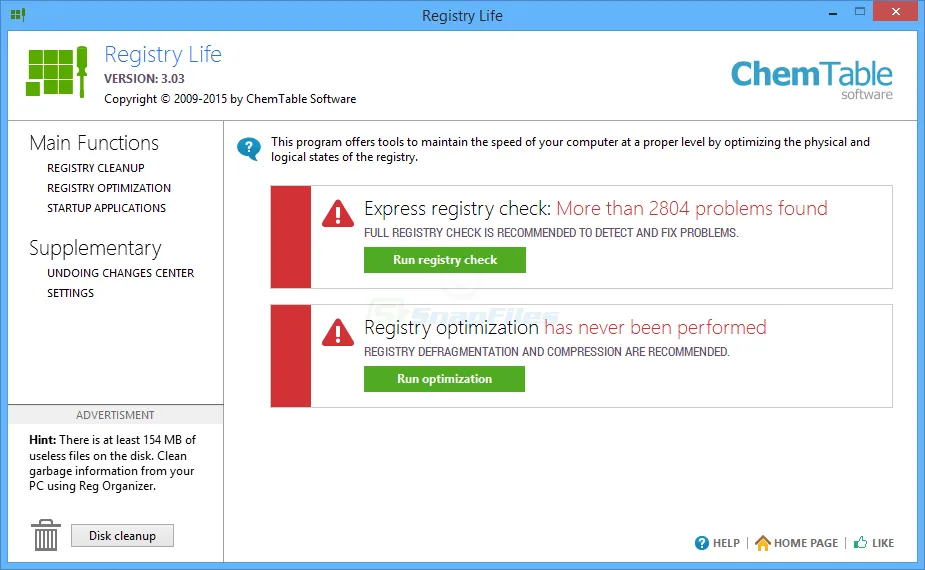 Registry Life स्क्रीनशॉट 1