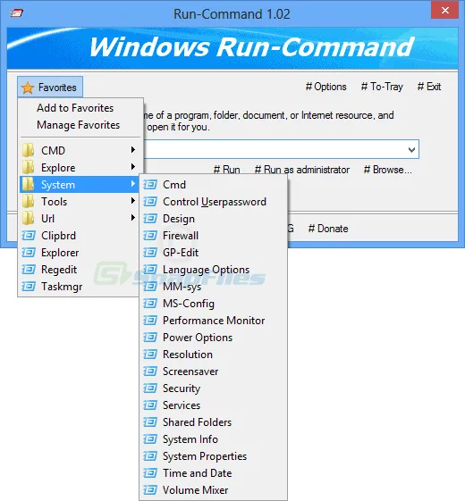 Run-Command स्क्रीनशॉट 2
