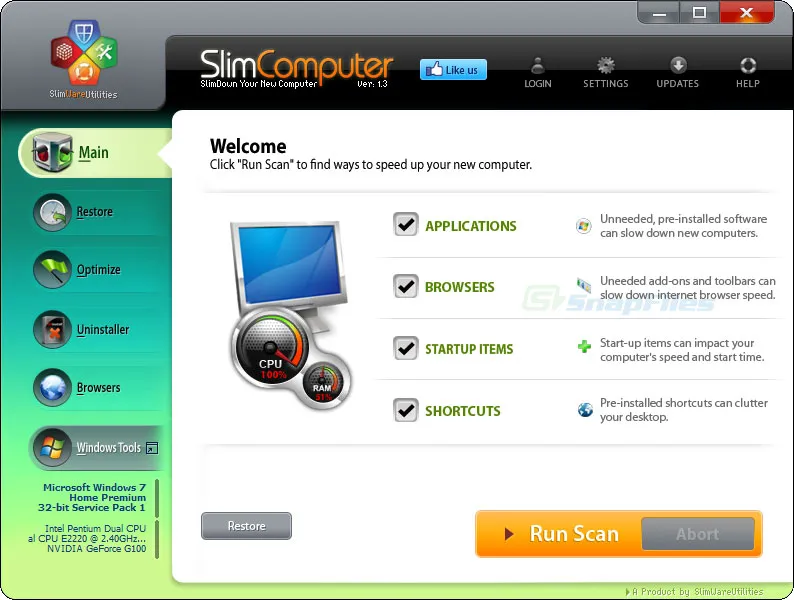 SlimComputer स्क्रीनशॉट 1